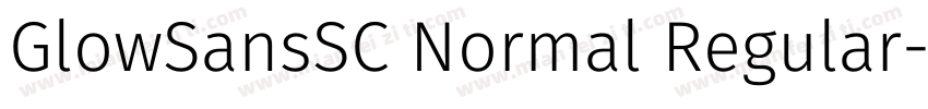 GlowSansSC Normal Regular字体转换